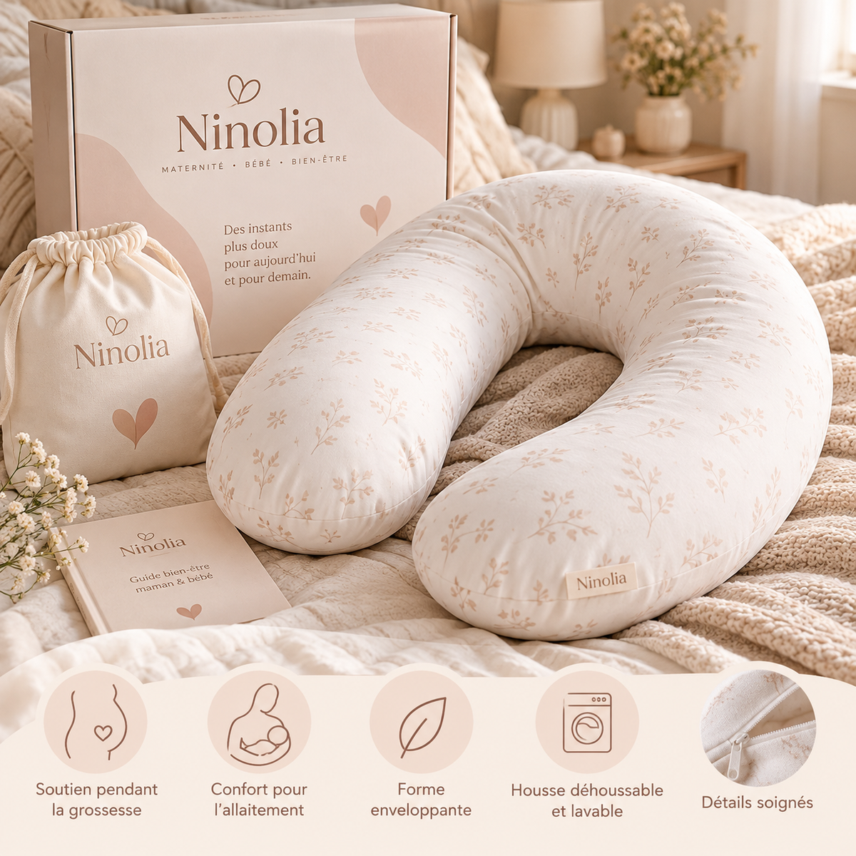 Coussin de maternité & d'allaitement - Cocon